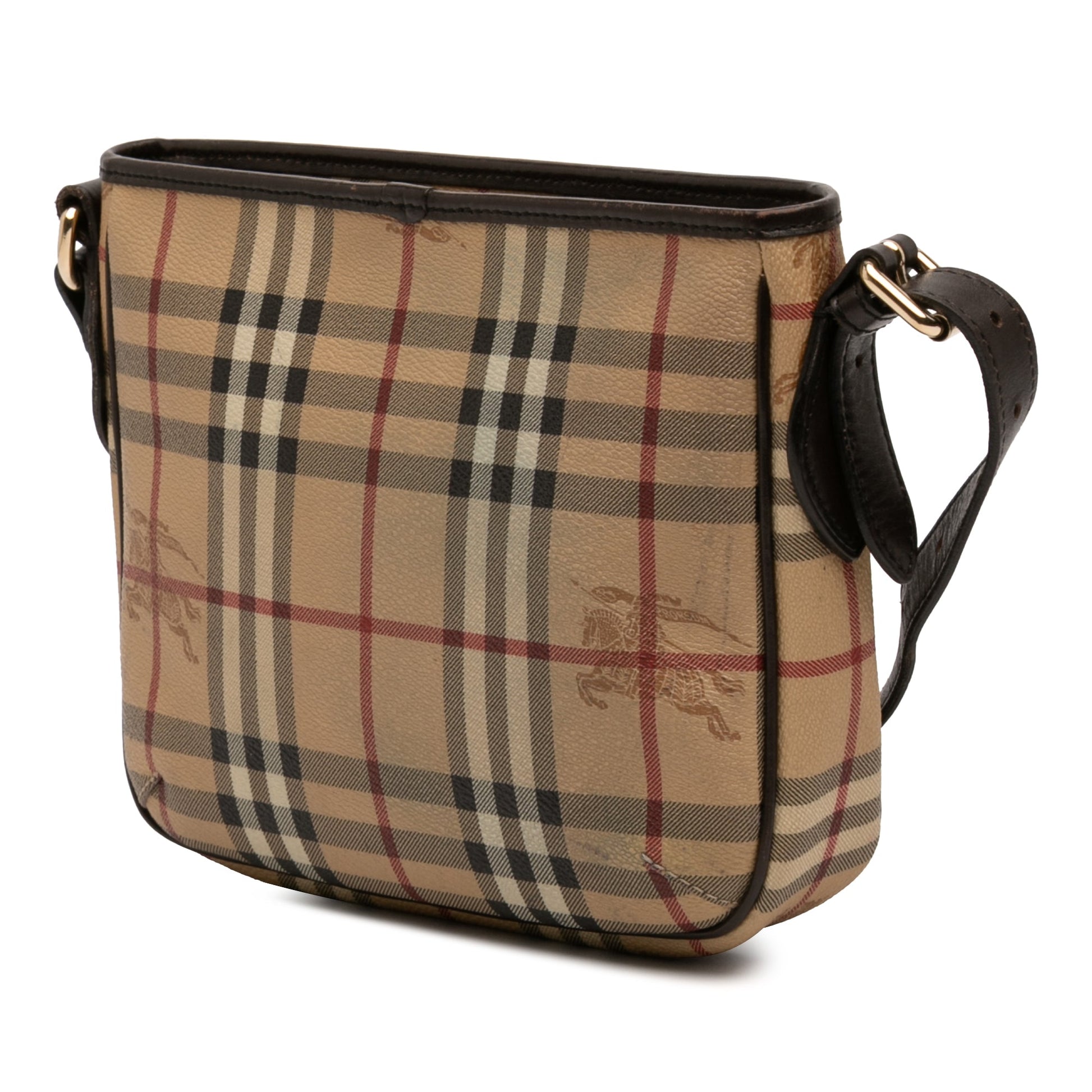 Burberry Haymarket Check Coated Canvas Crossbody