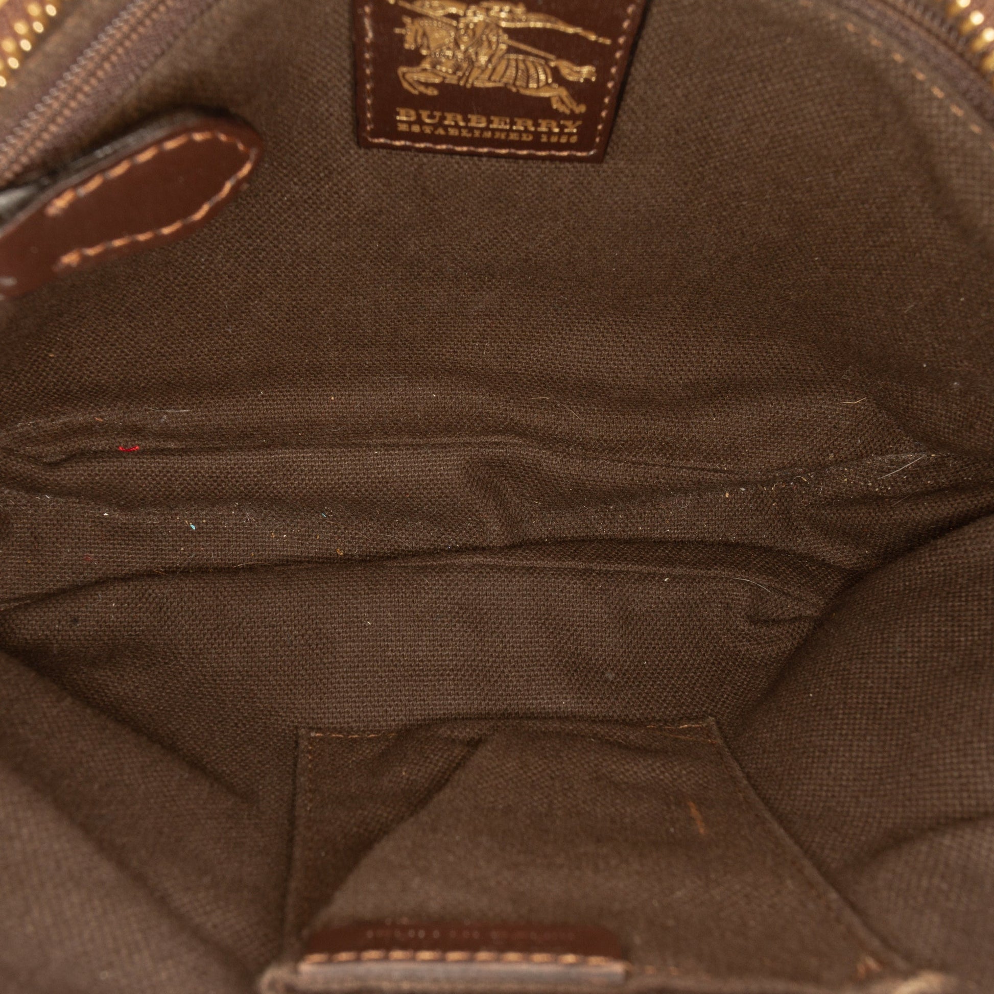 Burberry Haymarket Check Coated Canvas Crossbody