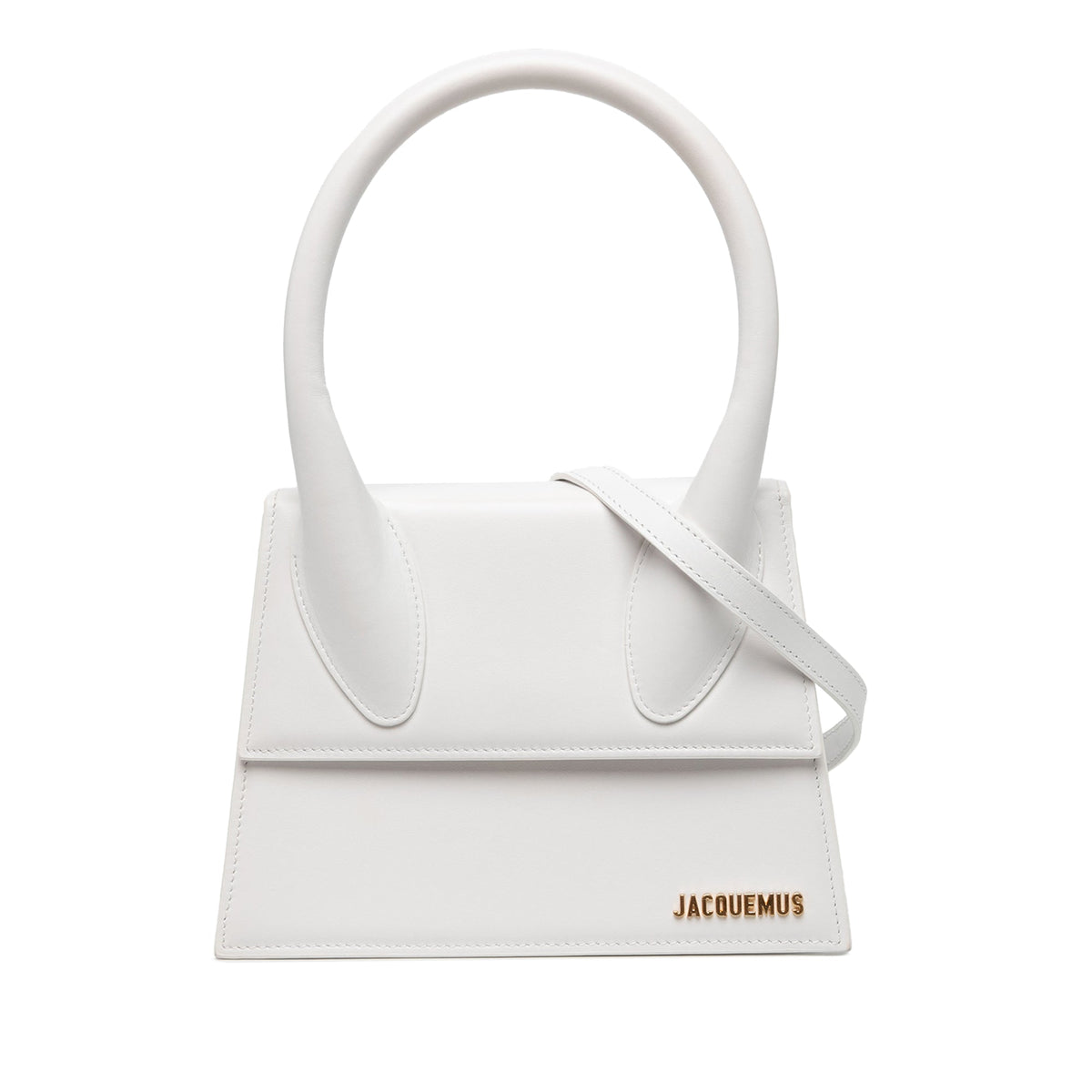Jacquemus Smooth Calfskin Le Grand Chiquito — White