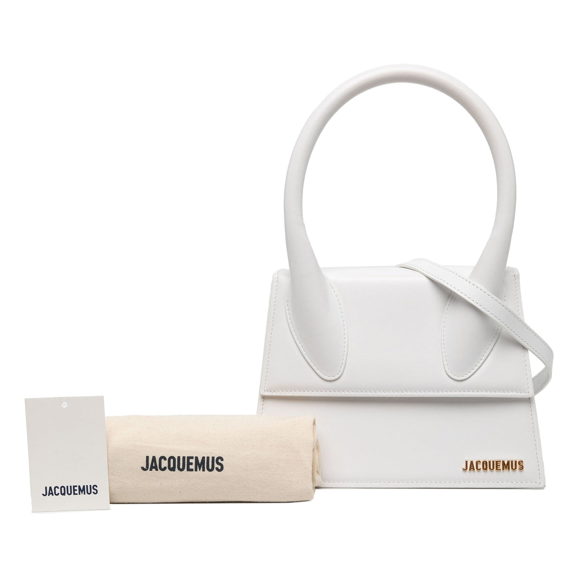 Jacquemus Smooth Calfskin Le Grand Chiquito — White