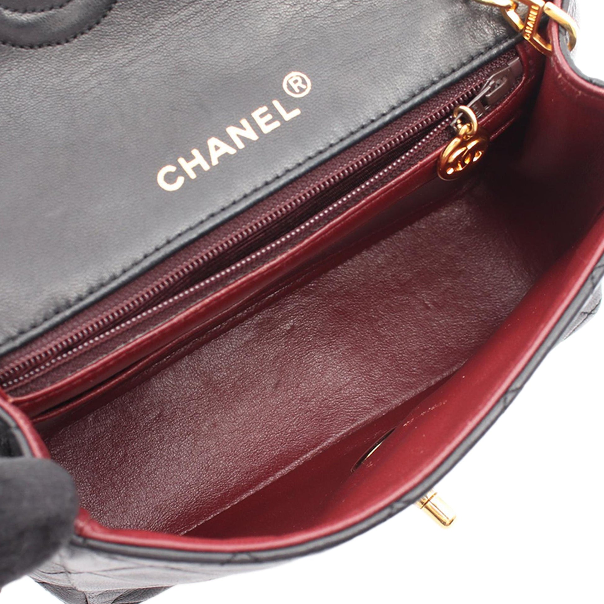 Chanel Mini Square Classic Lambskin Single Flap