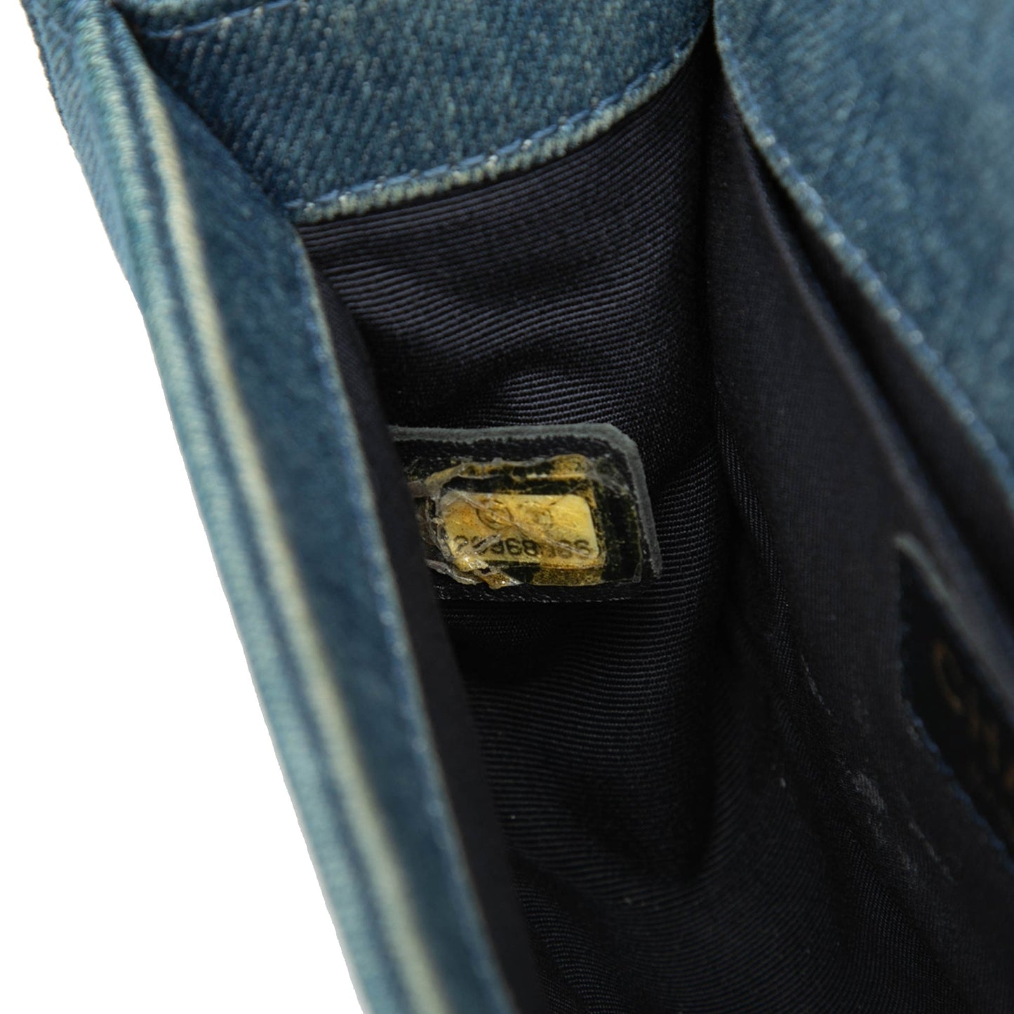 Small Denim Patchwork Boy Flap