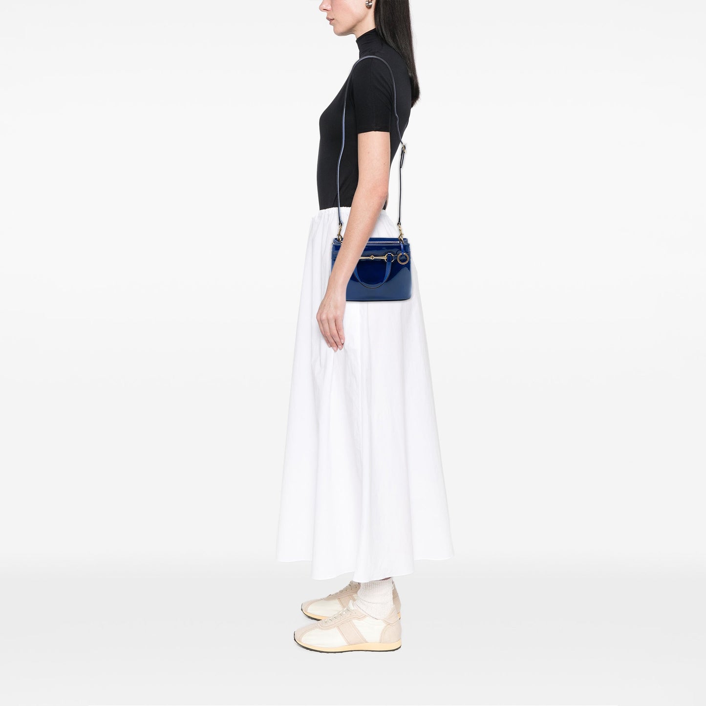Gucci Patent Bright Bit Satchel