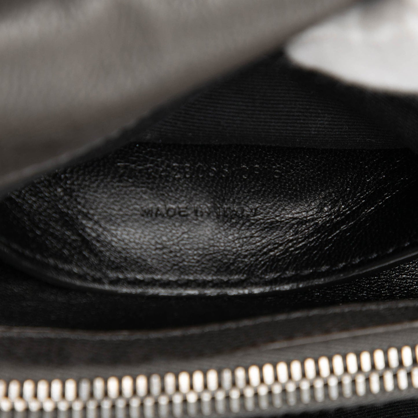 Saint Laurent Medium Chevron Sheepskin Monogram College Satchel