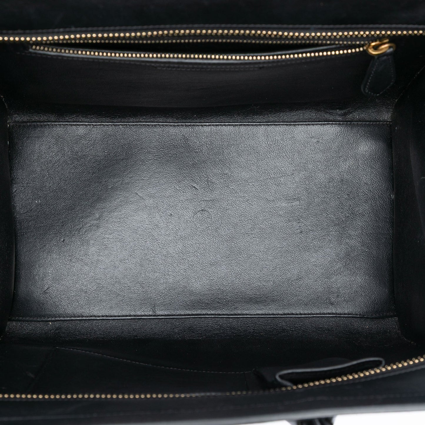 Celine Mini Tricolor Canvas and Leather Luggage Tote