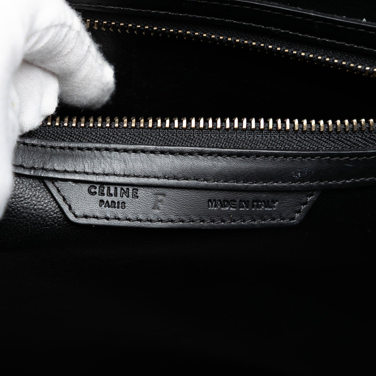 Celine Mini Tricolor Canvas and Leather Luggage Tote