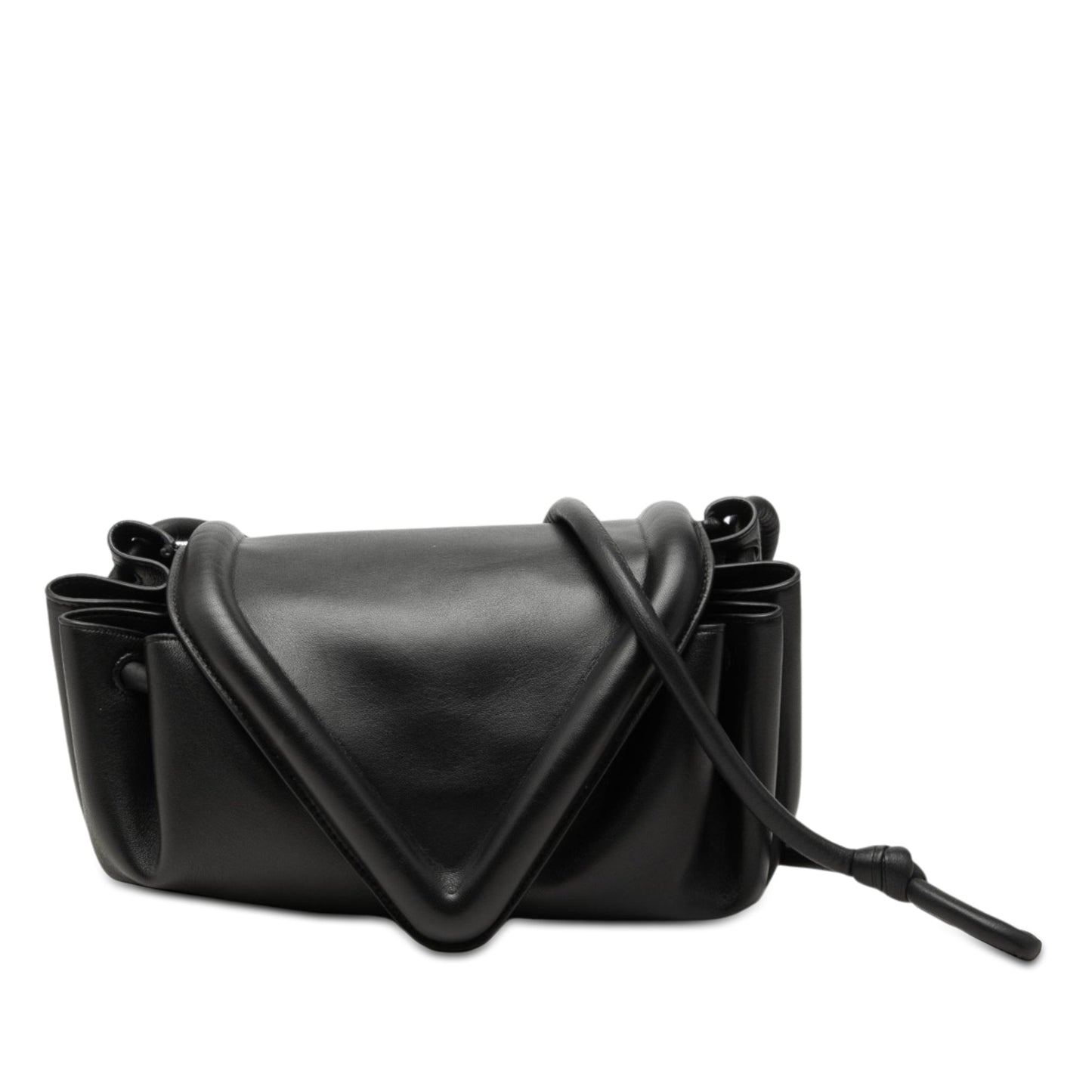 Bottega Veneta Small Lambskin Beak Crossbody