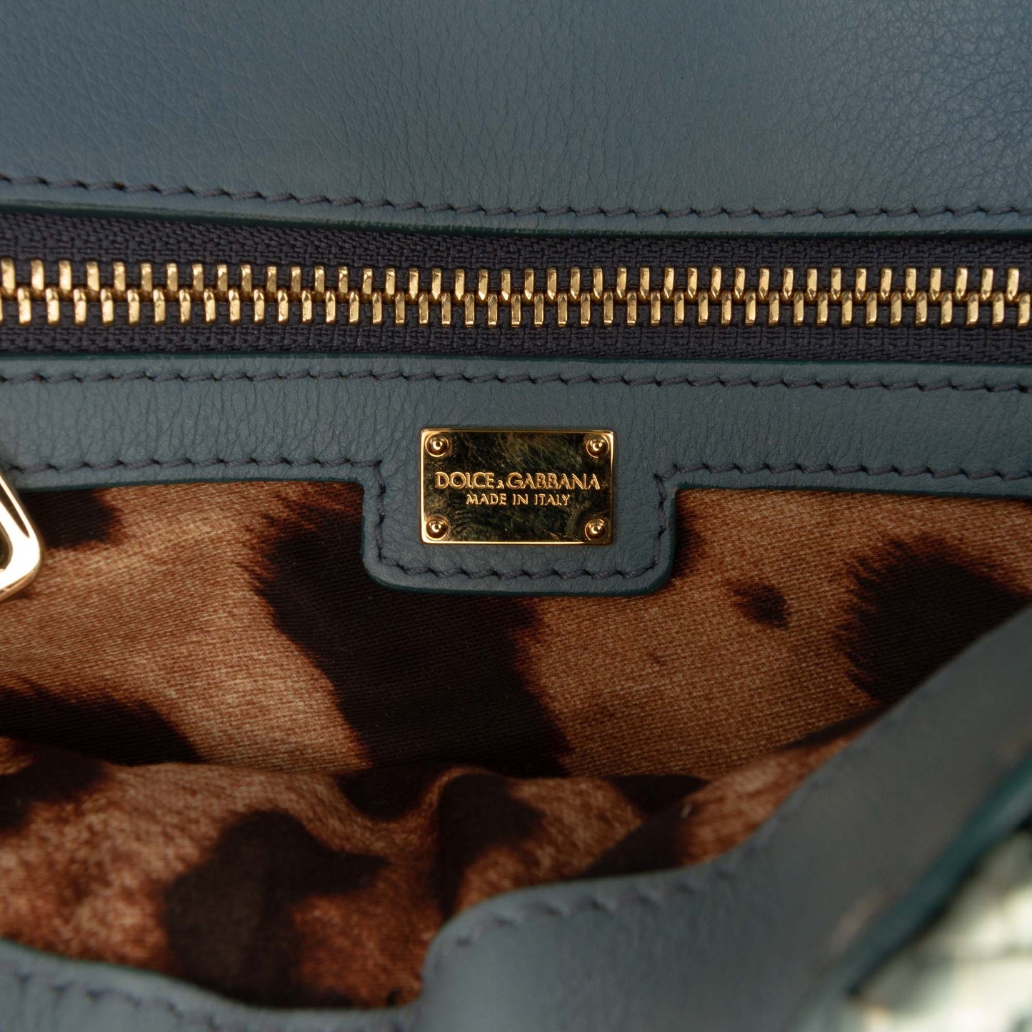 Dolce & Gabbana Leather Trimmed Woven Raffia Padlock Crossbody
