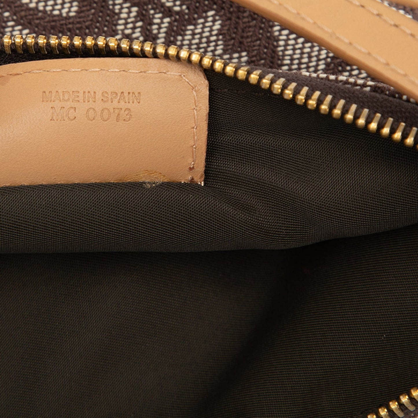 Dior Mini Diorissimo Canvas Saddle Pochette