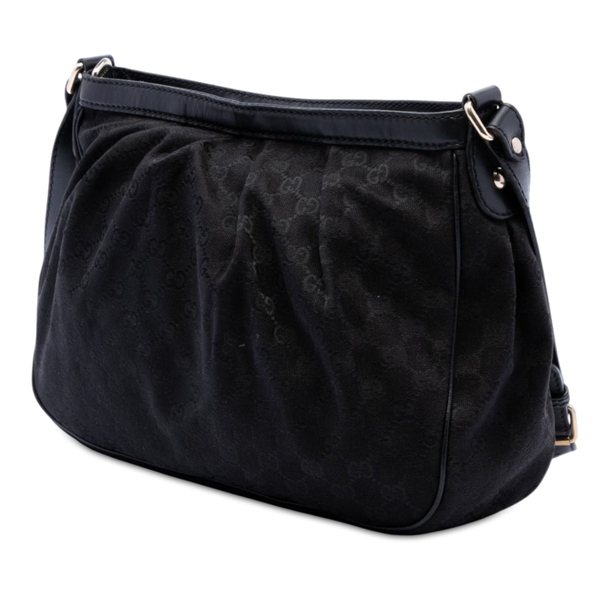 Gucci GG Canvas Sukey Crossbody — Black