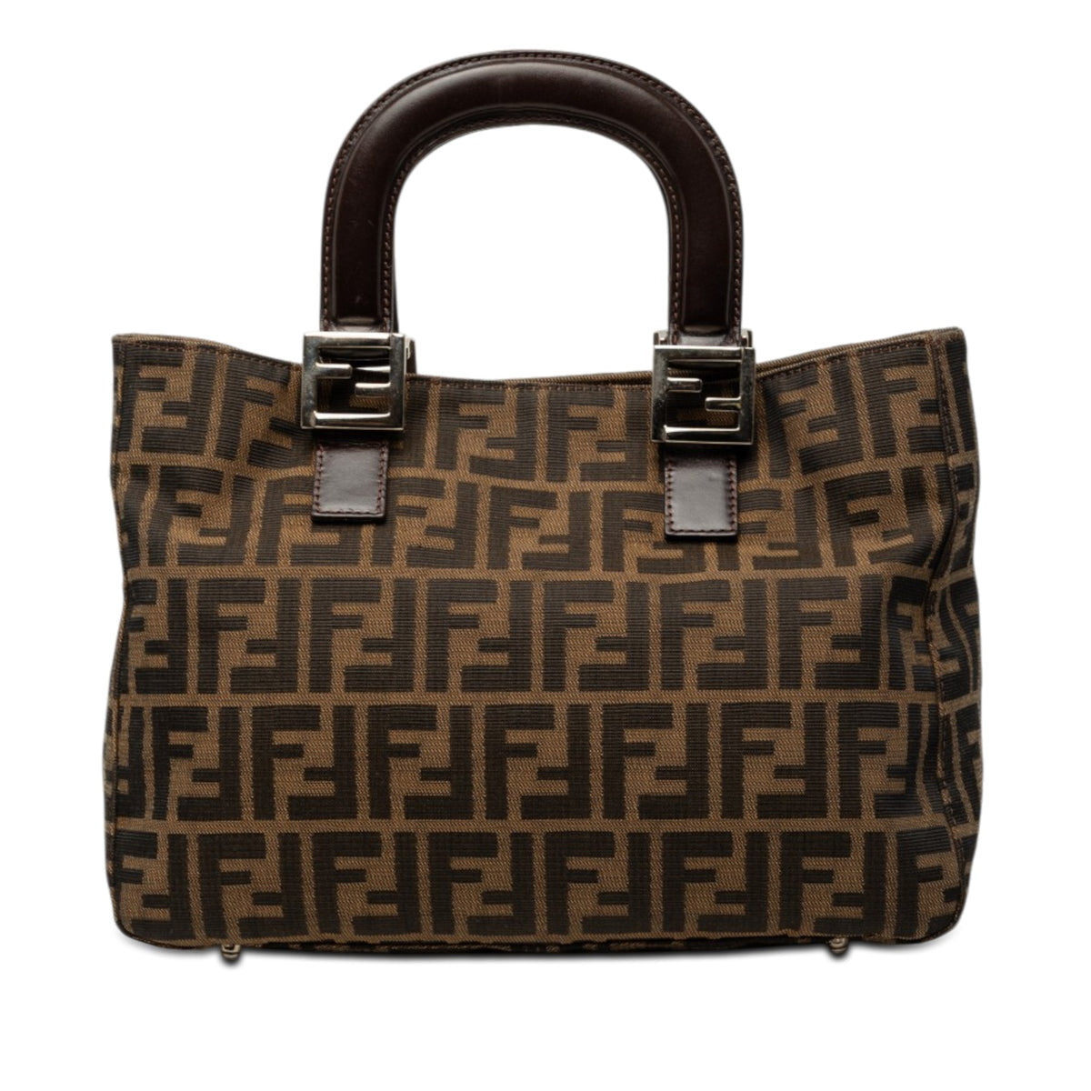 Fendi Small Zucca Canvas Twins Tote