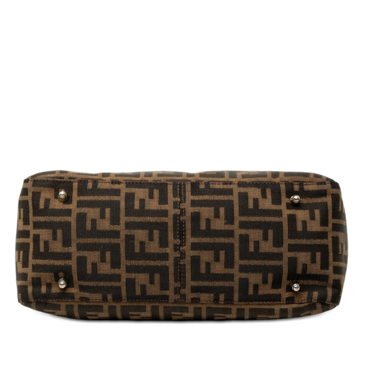 Fendi Small Zucca Canvas Twins Tote