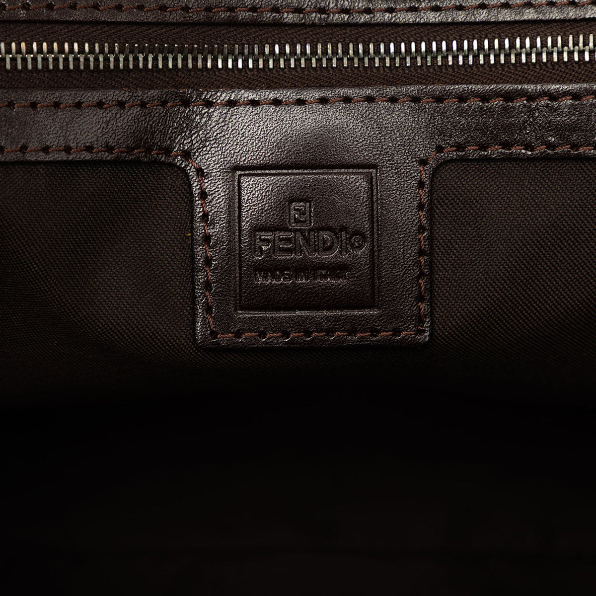 Fendi Small Zucca Canvas Twins Tote