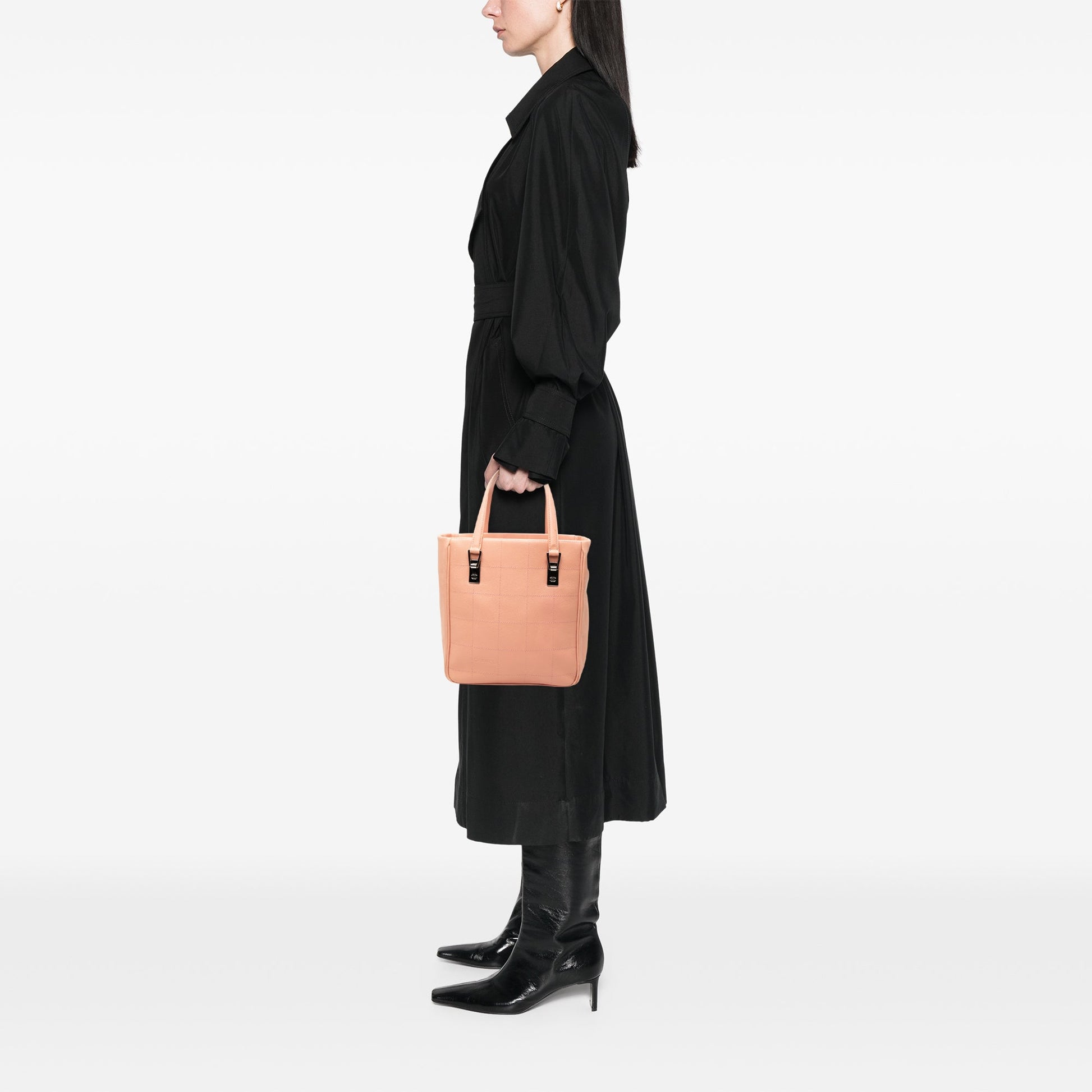 Chanel CC Chocolate Bar Caviar Tote