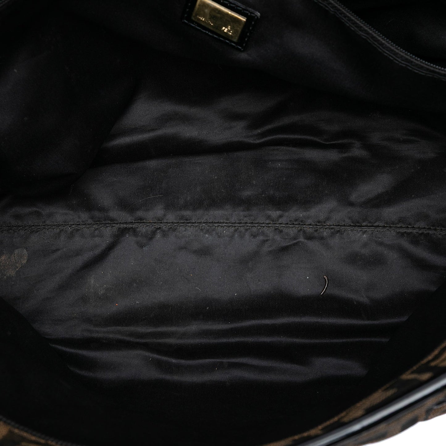 Fendi Medium Quilted Zucca Canvas Roll Tote