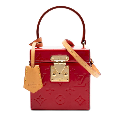 Louis Vuitton Monogram Vernis Bleecker Box Vanity Bag