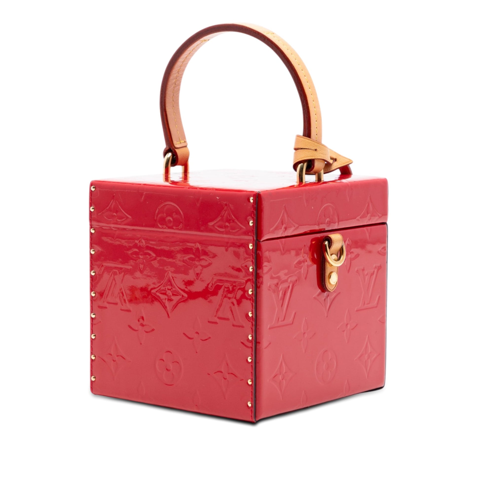 Louis Vuitton Monogram Vernis Bleecker Box Vanity Bag