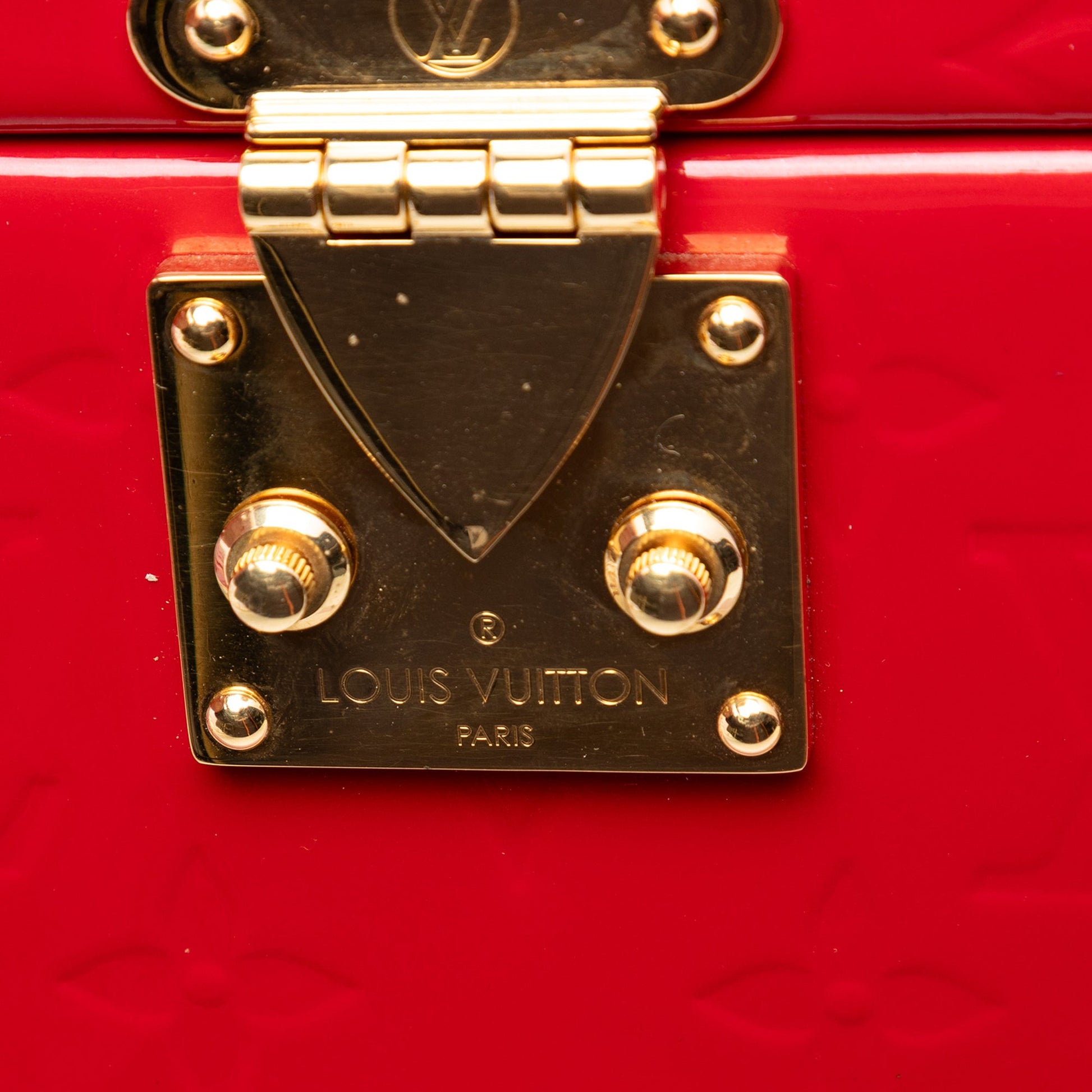 Louis Vuitton Monogram Vernis Bleecker Box Vanity Bag