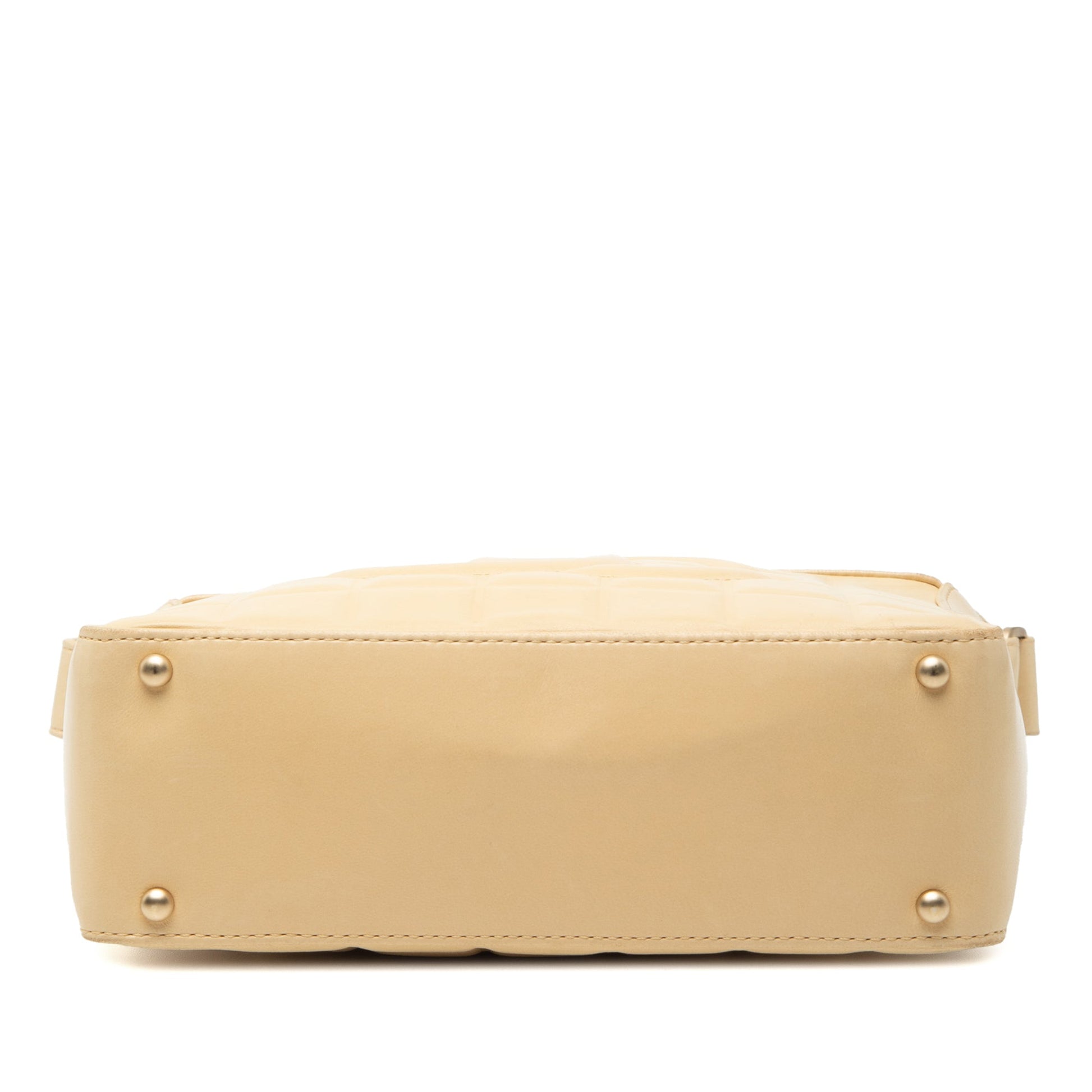 Chanel CC Chocolate Bar Lambskin Shoulder Bag