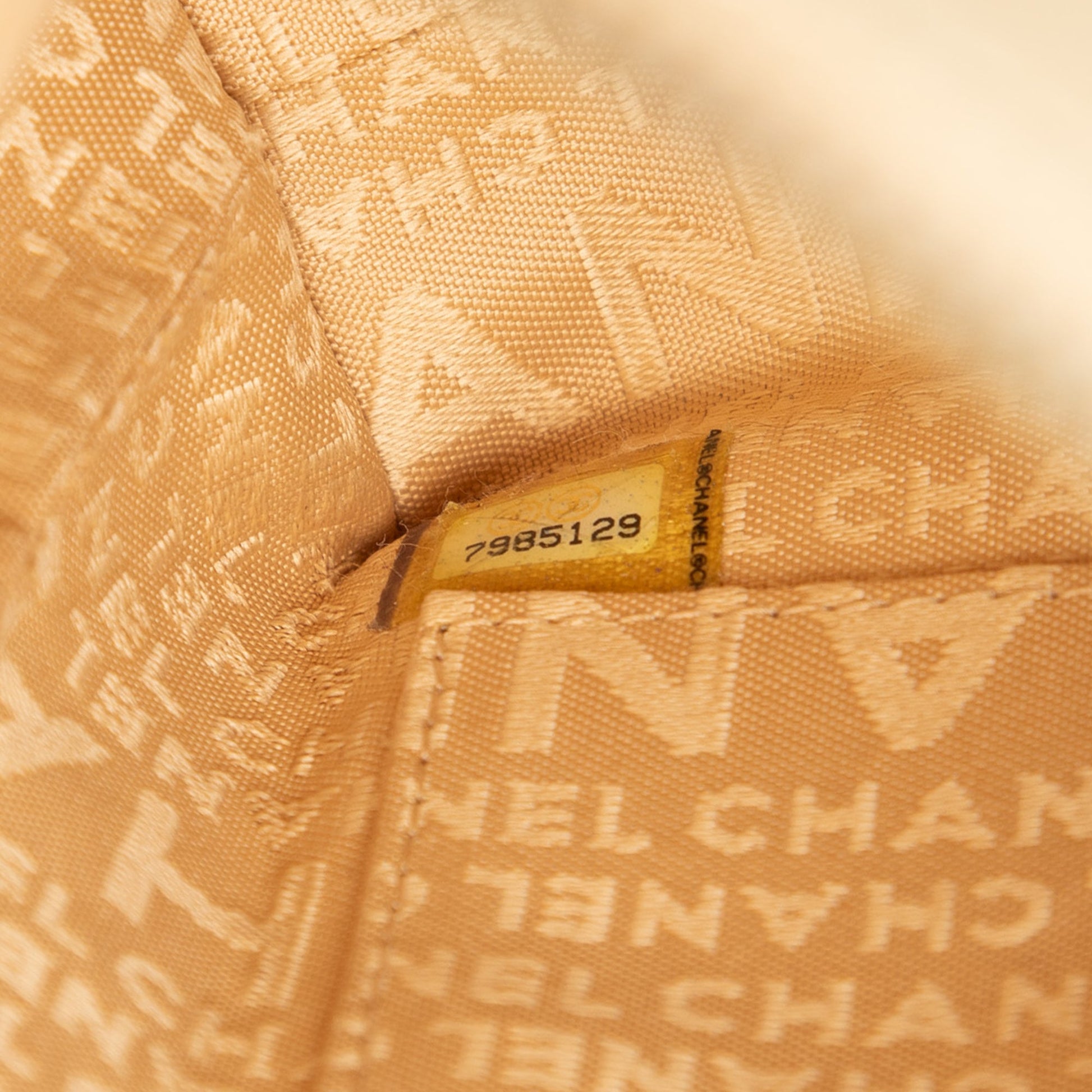 Chanel CC Chocolate Bar Lambskin Shoulder Bag