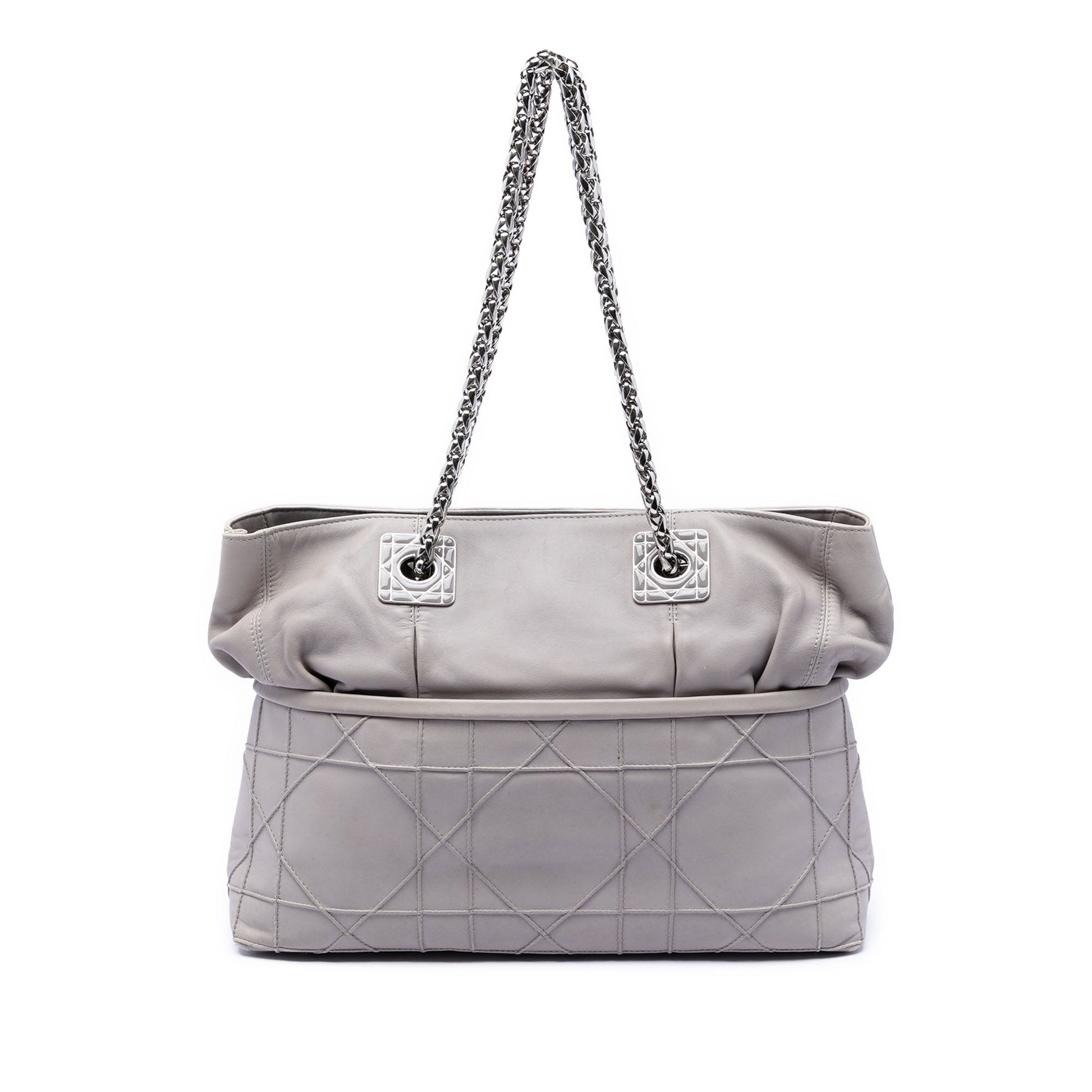 Dior Lambskin Cannage Granville Chain Tote