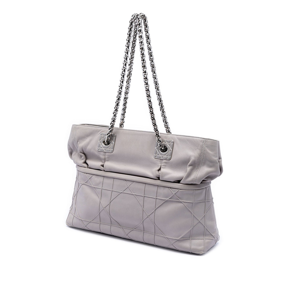Dior Lambskin Cannage Granville Chain Tote