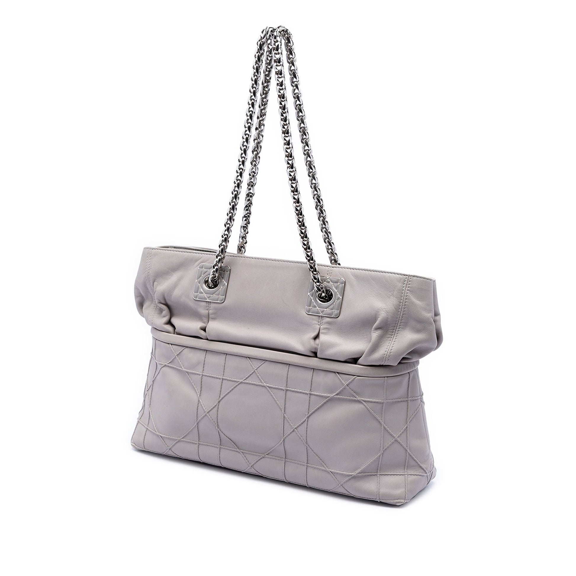 Dior Lambskin Cannage Granville Chain Tote