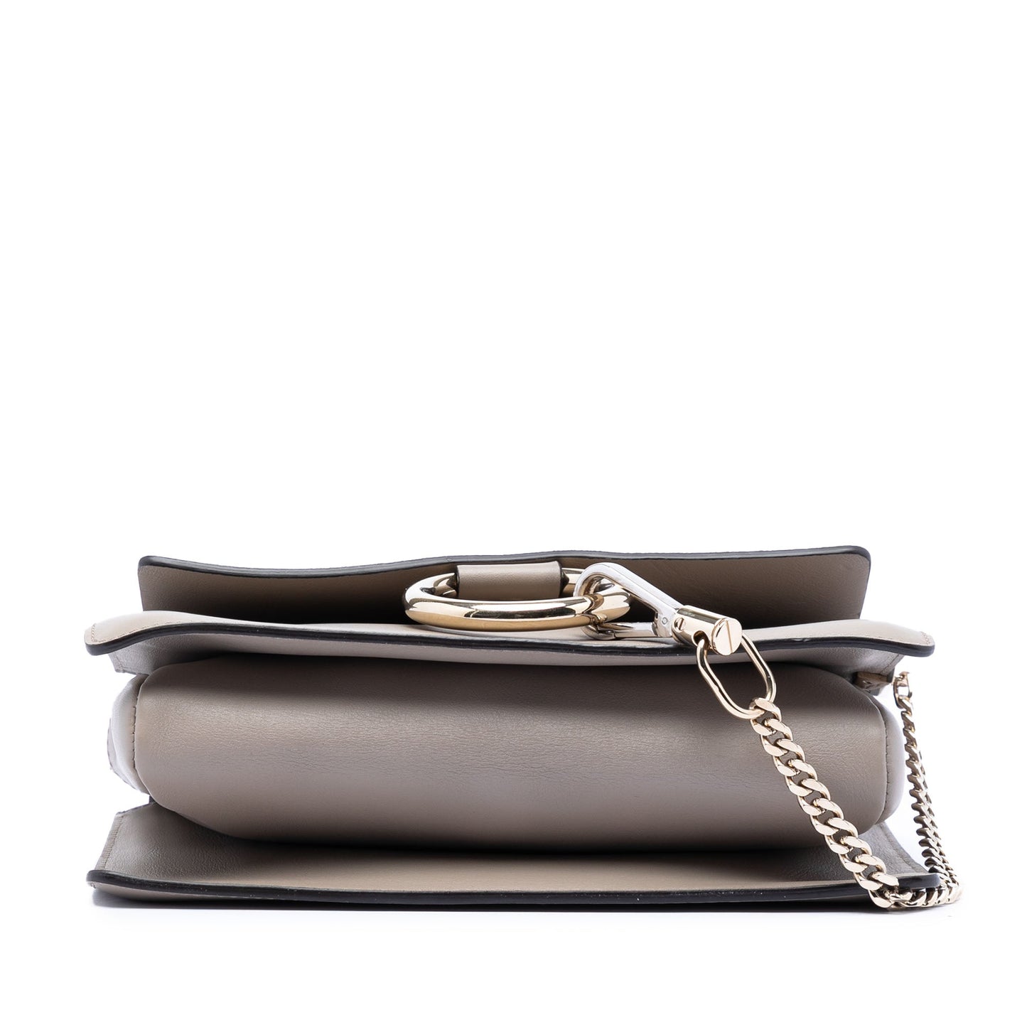 Small Suede and Calfskin Faye Crossbody