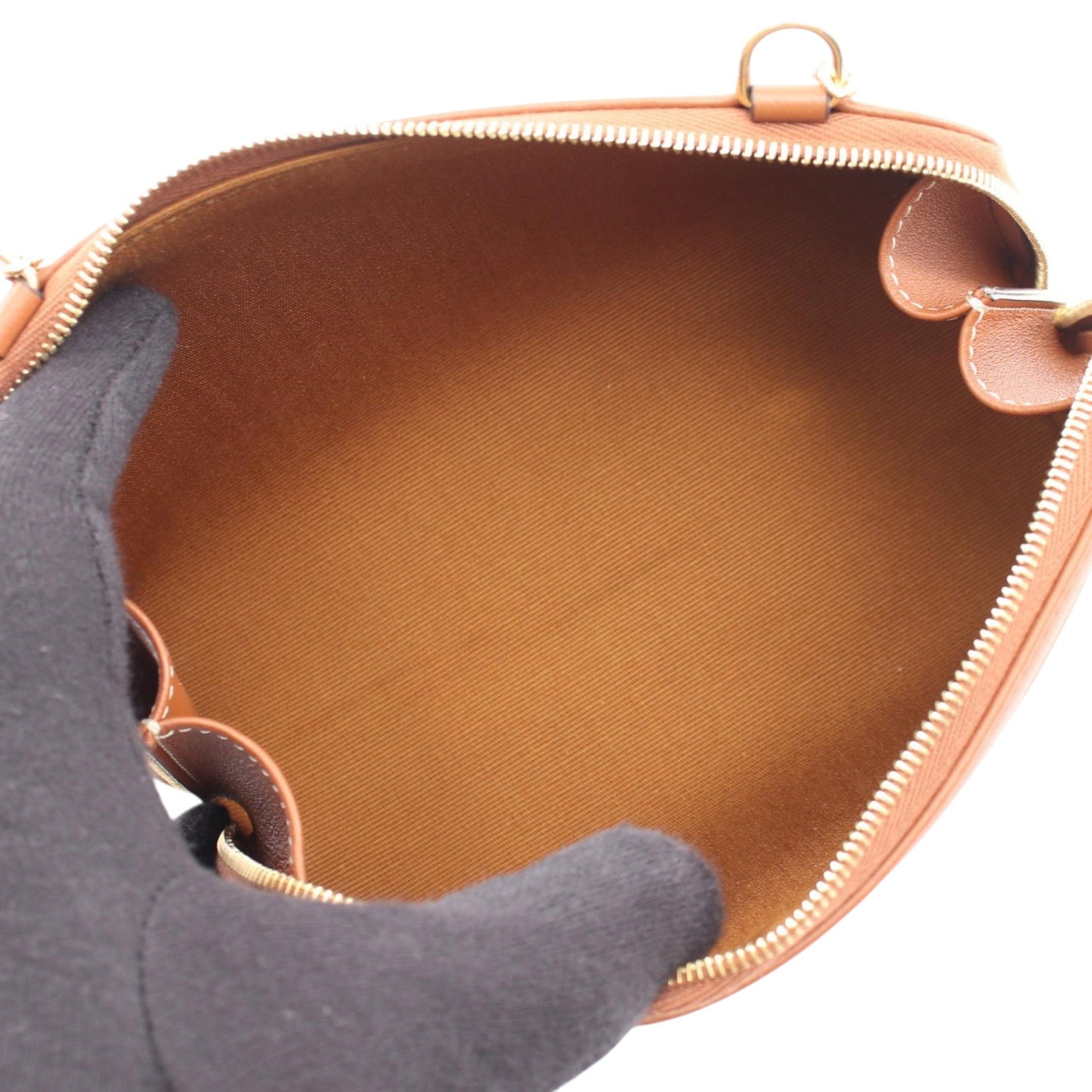 Celine Triomphe Coated Canvas Clutch On Chain