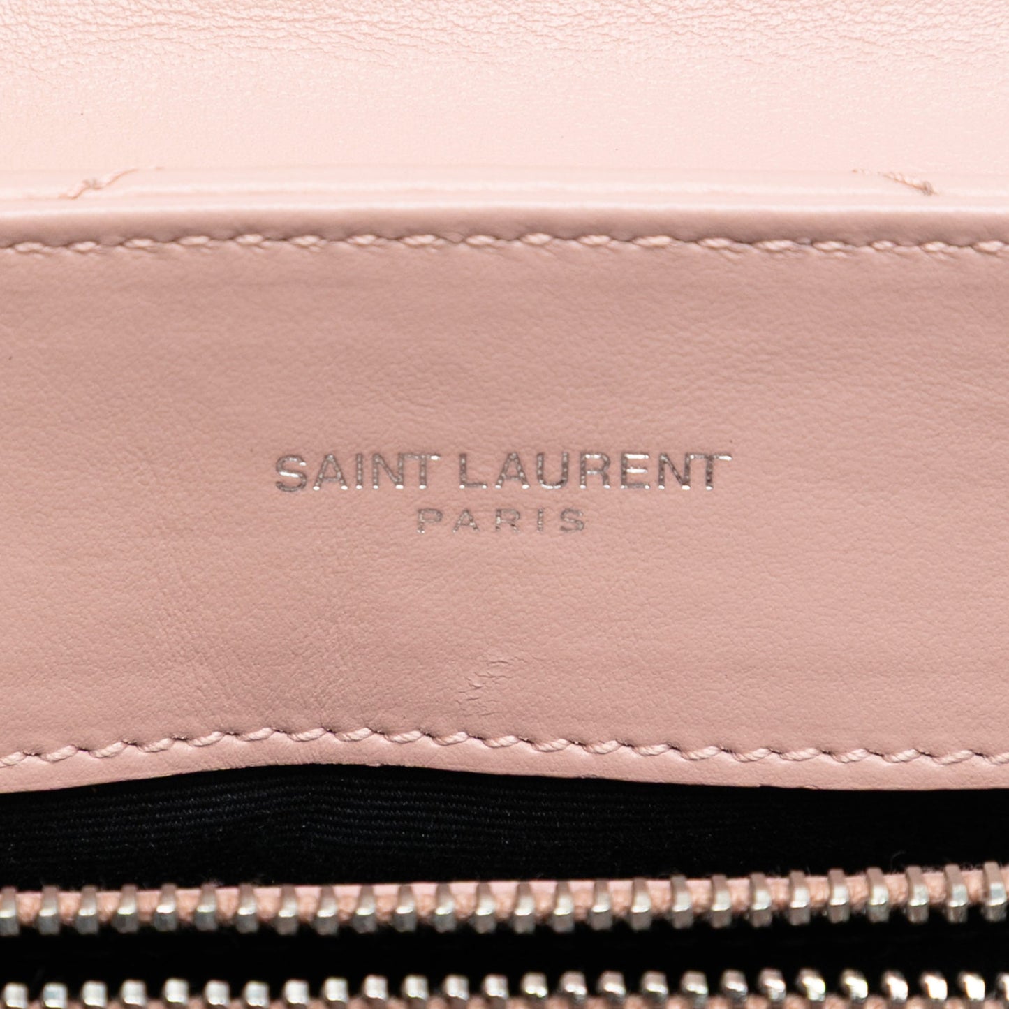 Saint Laurent Small Quilted Calfskin Monogram Loulou Chain Shoulder Bag