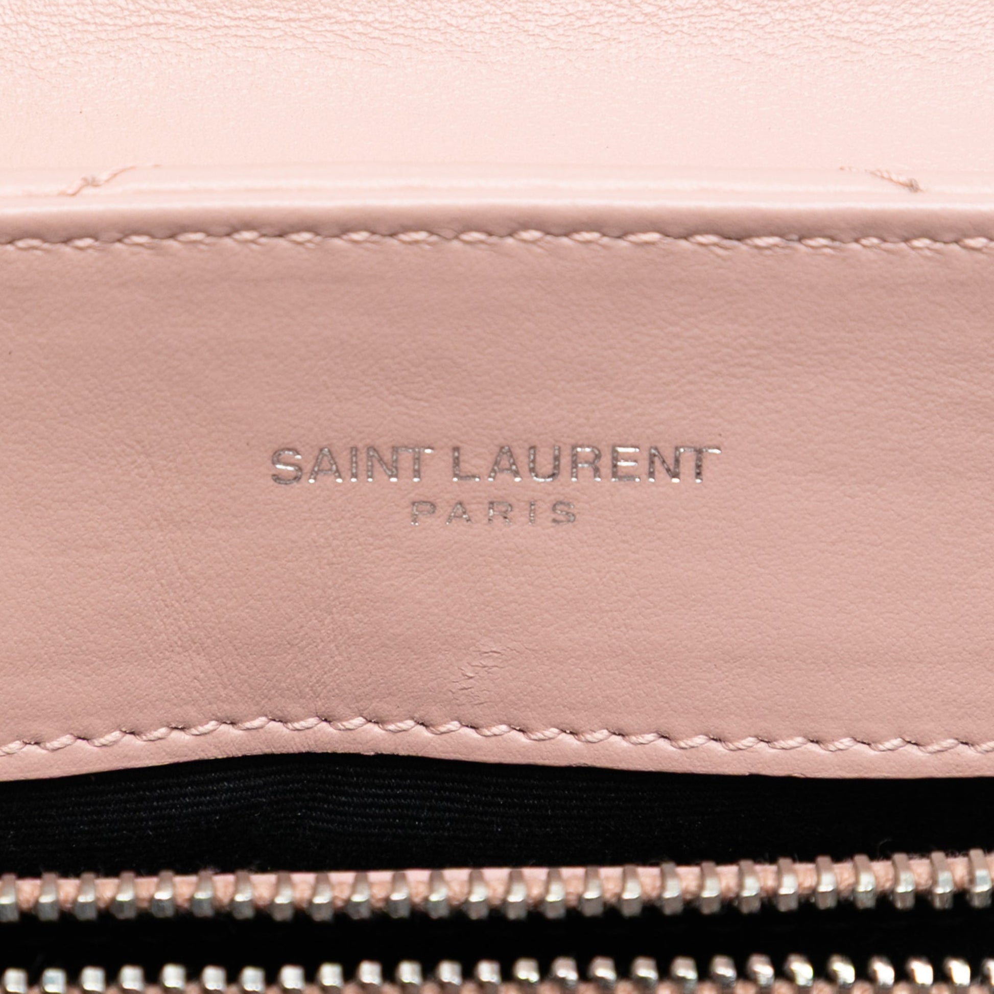 Saint Laurent Small Quilted Calfskin Monogram Loulou Chain Shoulder Bag