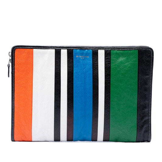 Balenciaga Lambskin Bazar Clutch