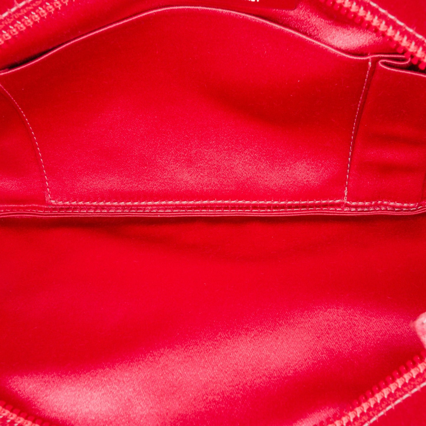 Chanel Satin Diamante Camellia Clutch with Chain