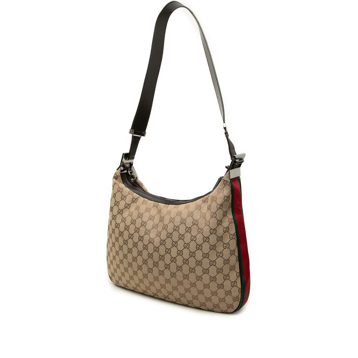 Gucci GG Canvas Web Attache Shoulder Bag