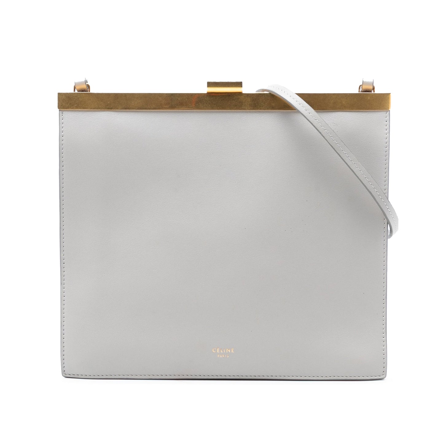 Mini Leather Clasp Crossbody