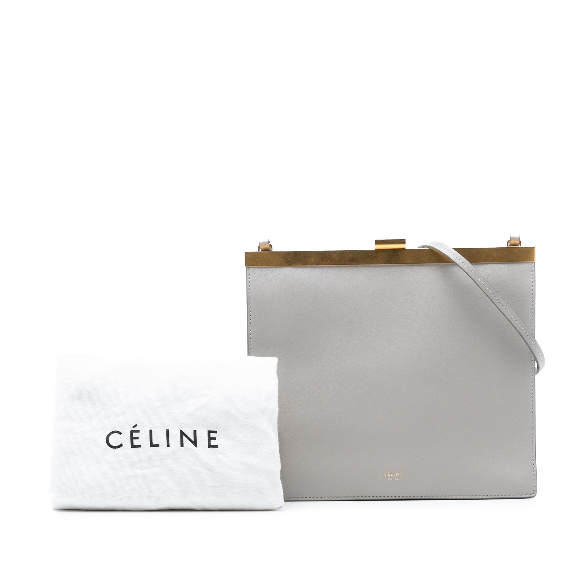 Mini Leather Clasp Crossbody