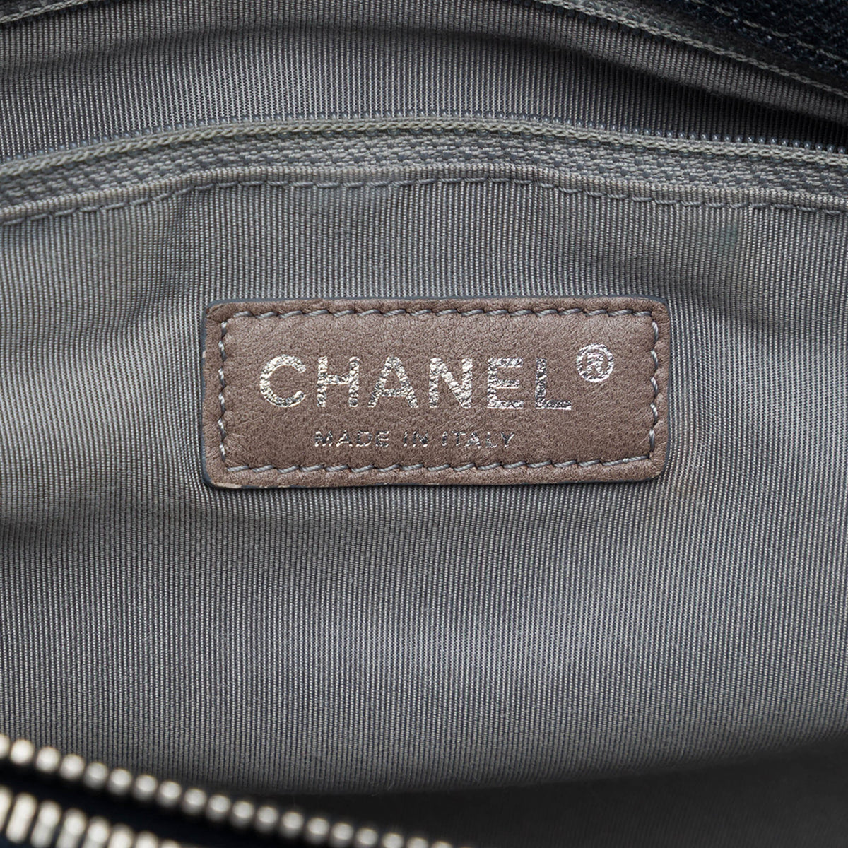 Chanel Large CC Quilted Denim Timeless Tote