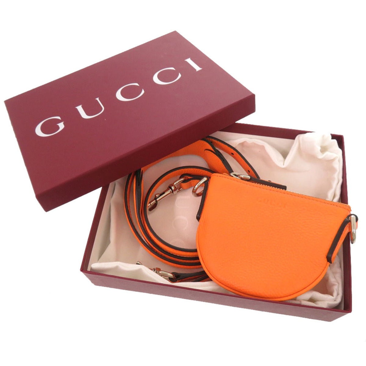 Gucci Micro Mini Calfskin Web B Crossbody