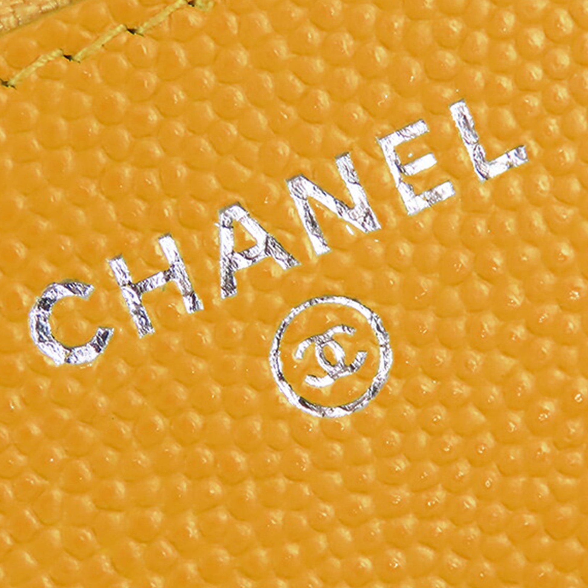 Chanel CC Chevron Caviar Wallet On Chain