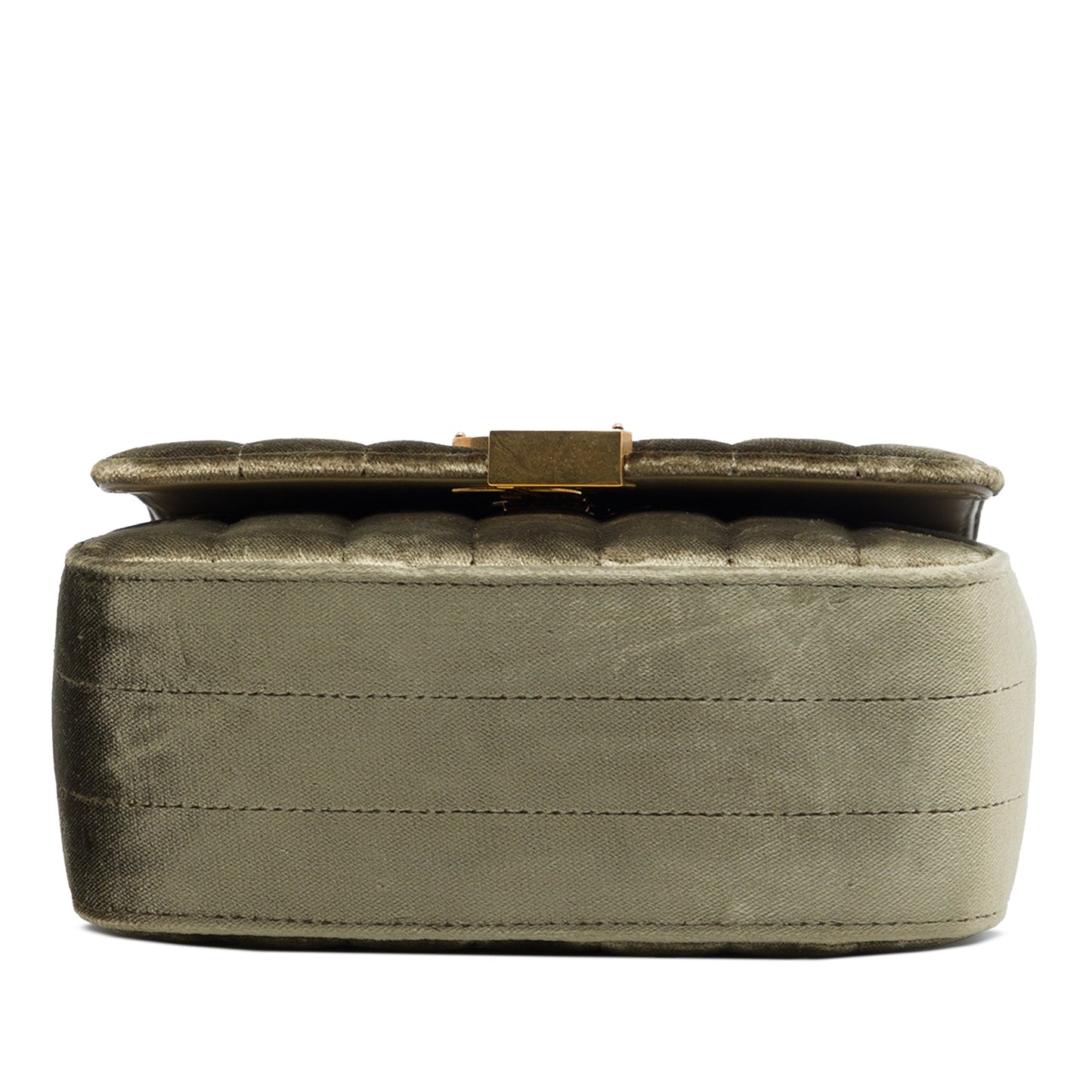 Saint Laurent Small Velvet Monogram Vicky Chain Bag