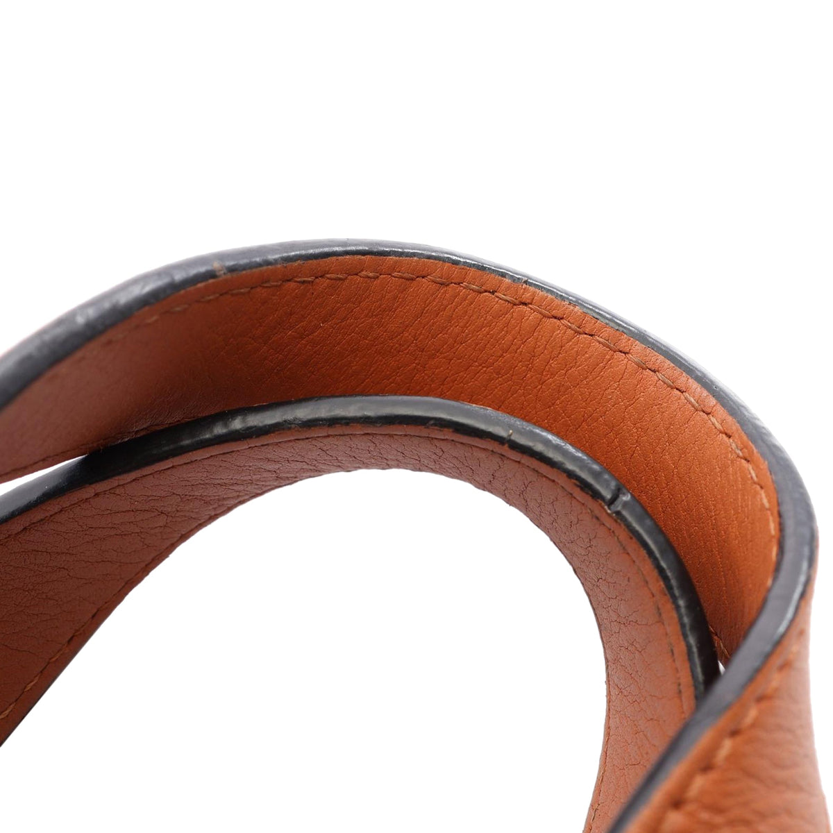 LOEWE Small Leather Hammock Bag — Brown