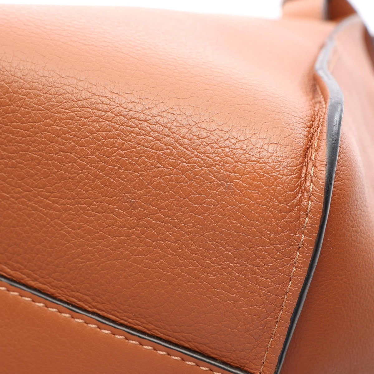 LOEWE Small Leather Hammock Bag — Brown