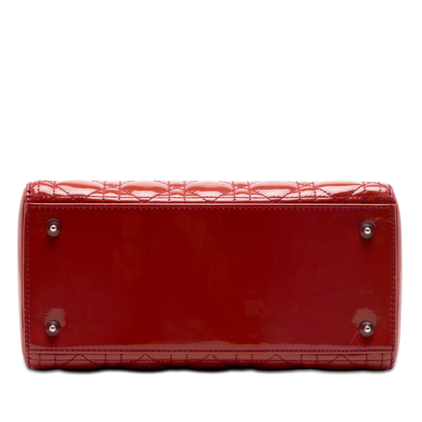 Dior Medium Patent Cannage Lady Dior