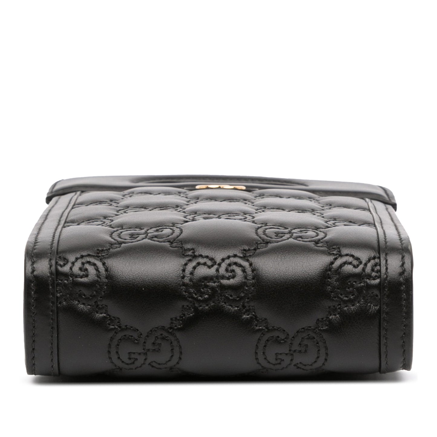 Gucci Mini GG Matelasse Leather Cut Out Handle Satchel
