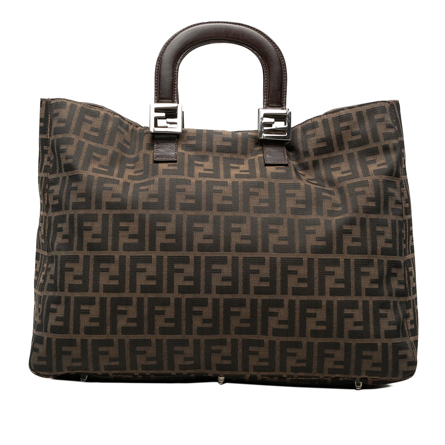Fendi Large Zucca Canvas Twins Tote