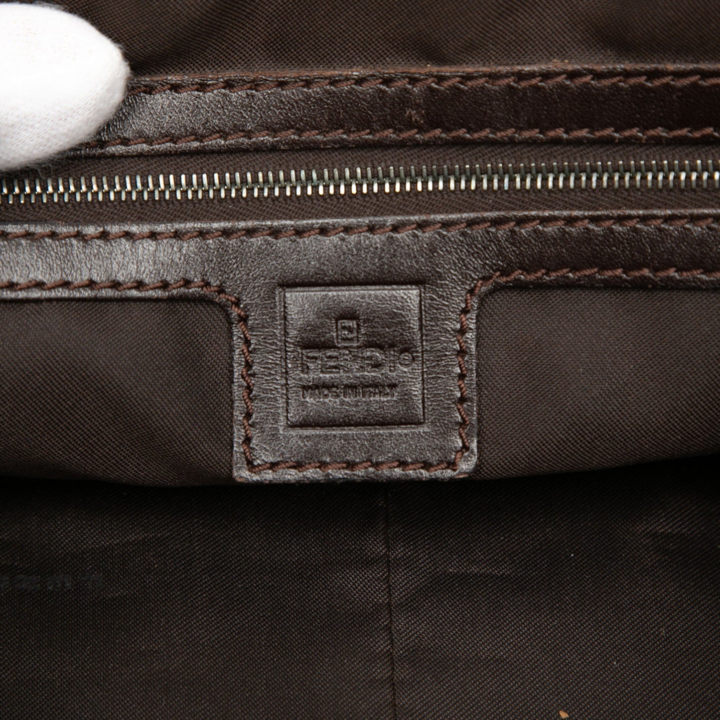 Fendi Large Zucca Canvas Twins Tote