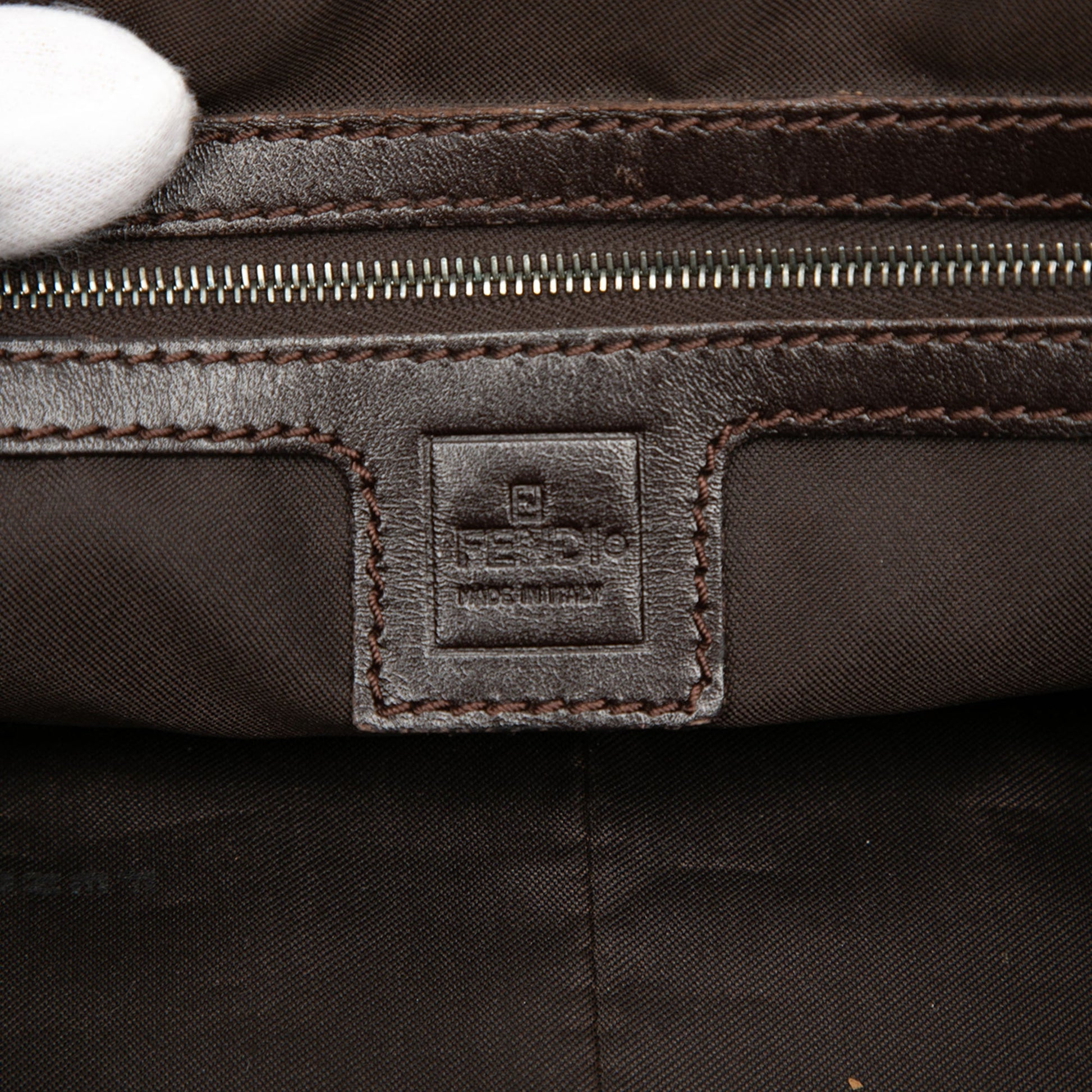 Fendi Large Zucca Canvas Twins Tote