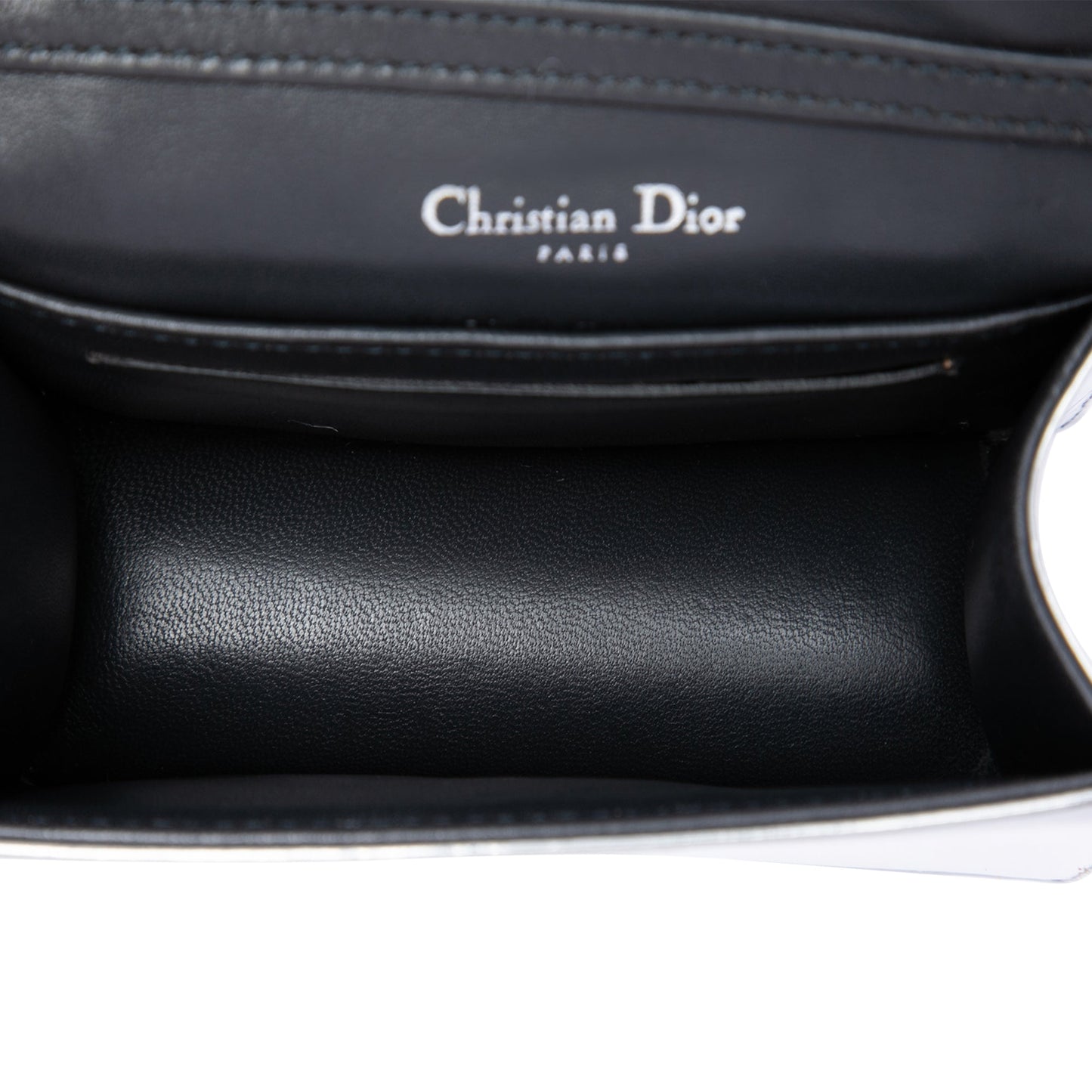 Dior Baby Metallic Patent Microcannage Diorama Flap