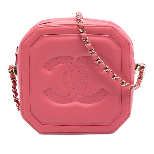Chanel CC Calfskin Clock Camera Case
