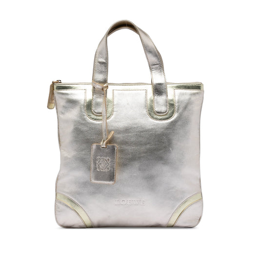 LOEWE Metallic Leather Tote